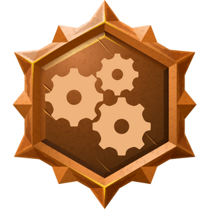 Gear Organizer Badge Icon